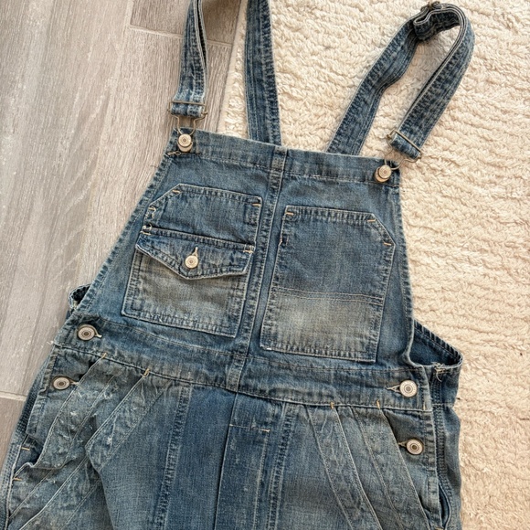 We The Free Blue Denim Women Jeans Overalls - Picture 3 of 7